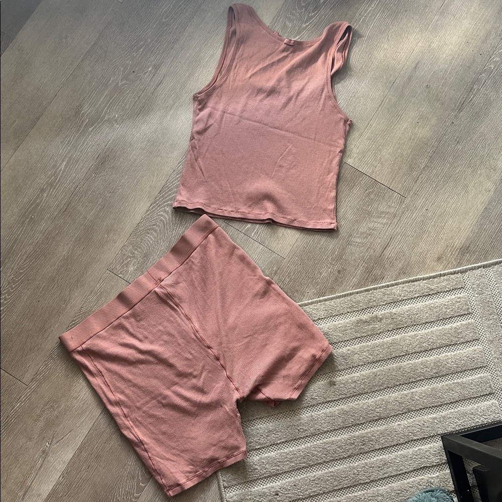 SKIMS | Ribbed Tank and Boxer Shorts Set - Picture 8 of 8